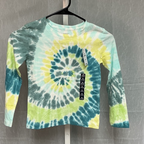 Lands' End Other - Land’s End dark peackock swirl Tie-Dye Long Sleeve Kids Shirt